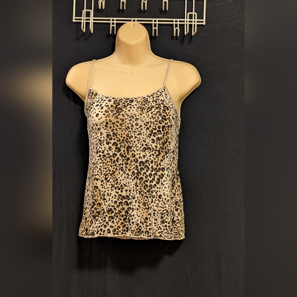 Jockey Leopard Print Large Halter Brown Black Halter Top